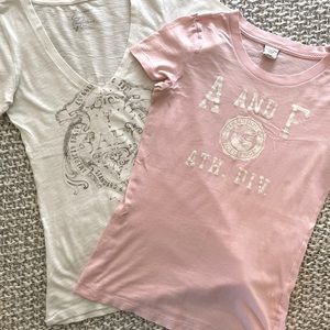 A&F and AE slim TShirts